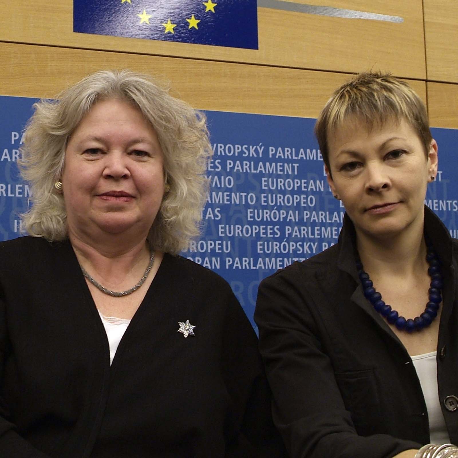 Jean Lambert and Caroline Lucas